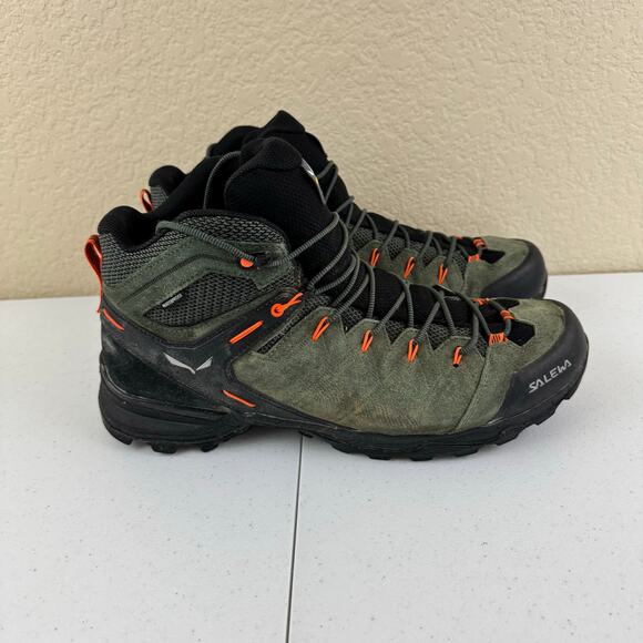 Salewa Alp Mate Mid WP Men\'s Hiking Boots Green Size 13 main image 14